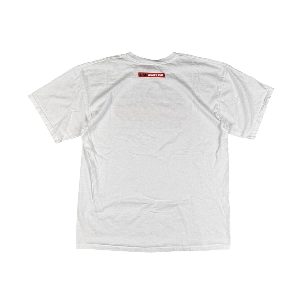 Vtg Nike Team Georgia Bulldogs T-shirt Mens Large White Just Do It Athletics Y2K - Picture 2 of 9